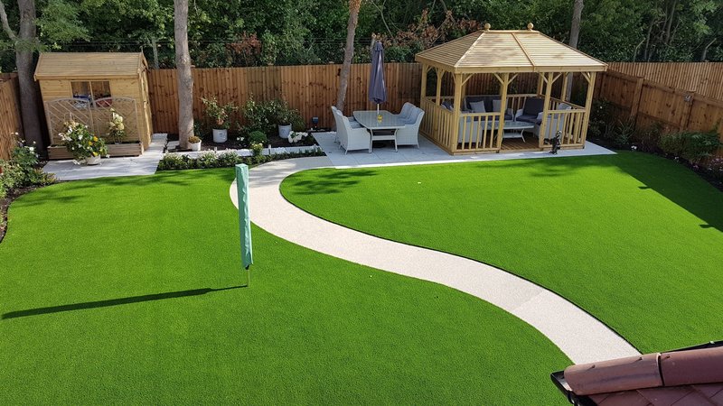 Fake Grass backyard