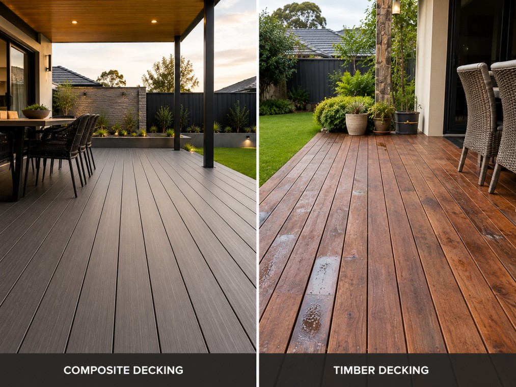Composite Decking vs Timber Decking