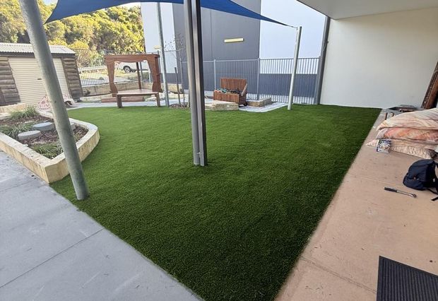 NIDO Aveley childcare centre artificial lawn, Perth