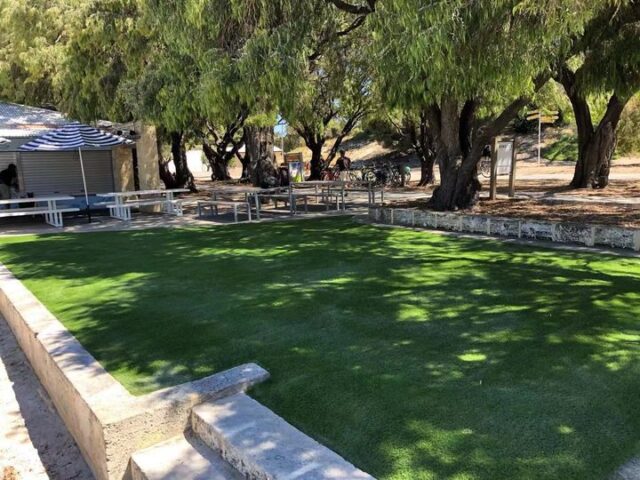 Artificial grass area on Rottnest Island, Western Australia