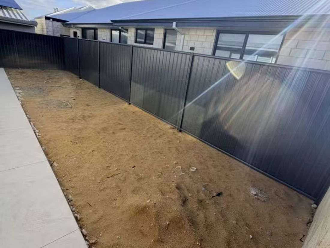 Perth back yard before artificial grass installation