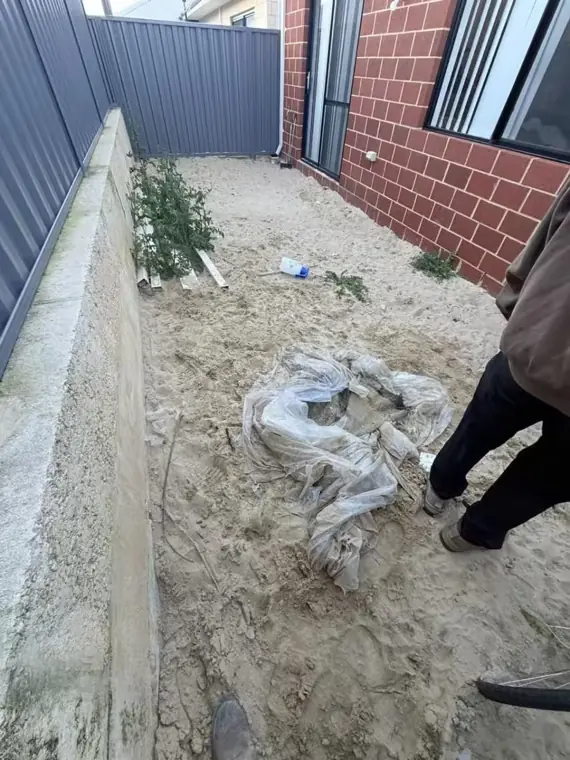 Fremantle Fremantle before artificial grass installation