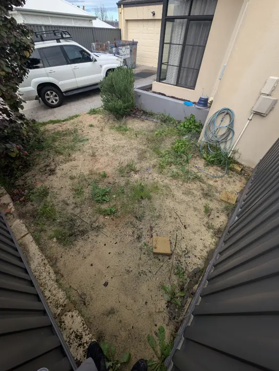 Fremantle Fremantle before artificial grass installation